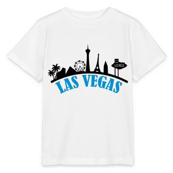 las_vegas_002 - T-shirt bio MINI CREATOR Stanley/Stella Enfant - blanc - Devant - Maike (125cm)
