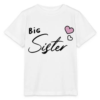 Coeur de frères et soeurs de grande soeur - T-shirt bio MINI CREATOR Stanley/Stella Enfant - blanc - Devant - Maike (125cm)