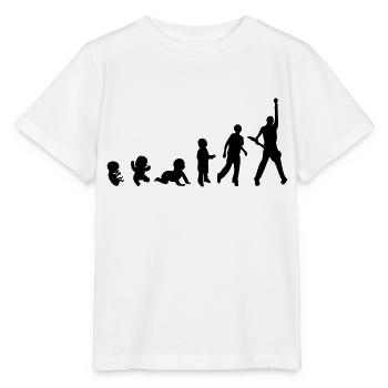 evolution man passion metier rocker - Stanley/Stella Kinder T-Shirt MINI CREATOR  - Weiß - Vorne - Maike (125cm)