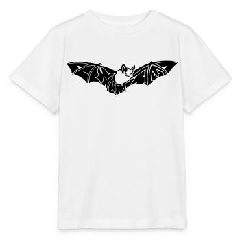 chauve souris - T-shirt bio MINI CREATOR Stanley/Stella Enfant - blanc - Devant - Maike (125cm)