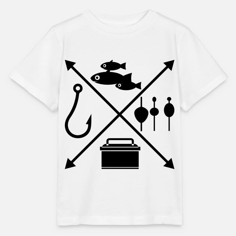 angeln - Stanley/Stella Kinder T-Shirt MINI CREATOR  - Weiß