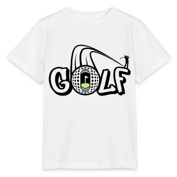 Golf Style - Stanley/Stella MINI CREATOR Kids’ T-Shirt - white - Front - Maike (125cm)