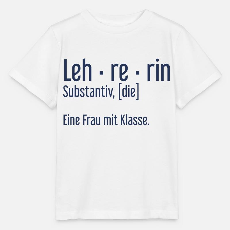 Lehrerin Lehrerinnen Schule Pädagogin Unterricht - Stanley/Stella Kinder T-Shirt MINI CREATOR  - Weiß