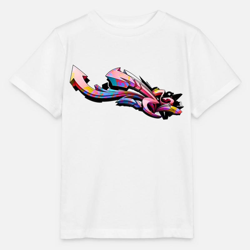 Graffiti - Stanley/Stella Kinder T-Shirt MINI CREATOR  - Weiß