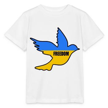 Ukraine - Stanley/Stella Kinder T-Shirt MINI CREATOR  - Weiß - Vorne - Maike (125cm)