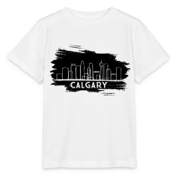 Calgary États-Unis - T-shirt bio MINI CREATOR Stanley/Stella Enfant - blanc - Devant - Maike (125cm)