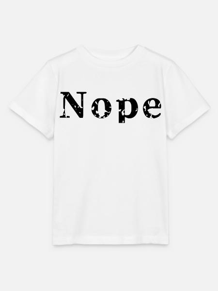 Nope - Stanley/Stella Kinder T-Shirt MINI CREATOR - Weiß