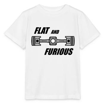 Flat and Furious - Stanley/Stella MINI CREATOR Kids’ T-Shirt - white - Front - Maike (125cm)
