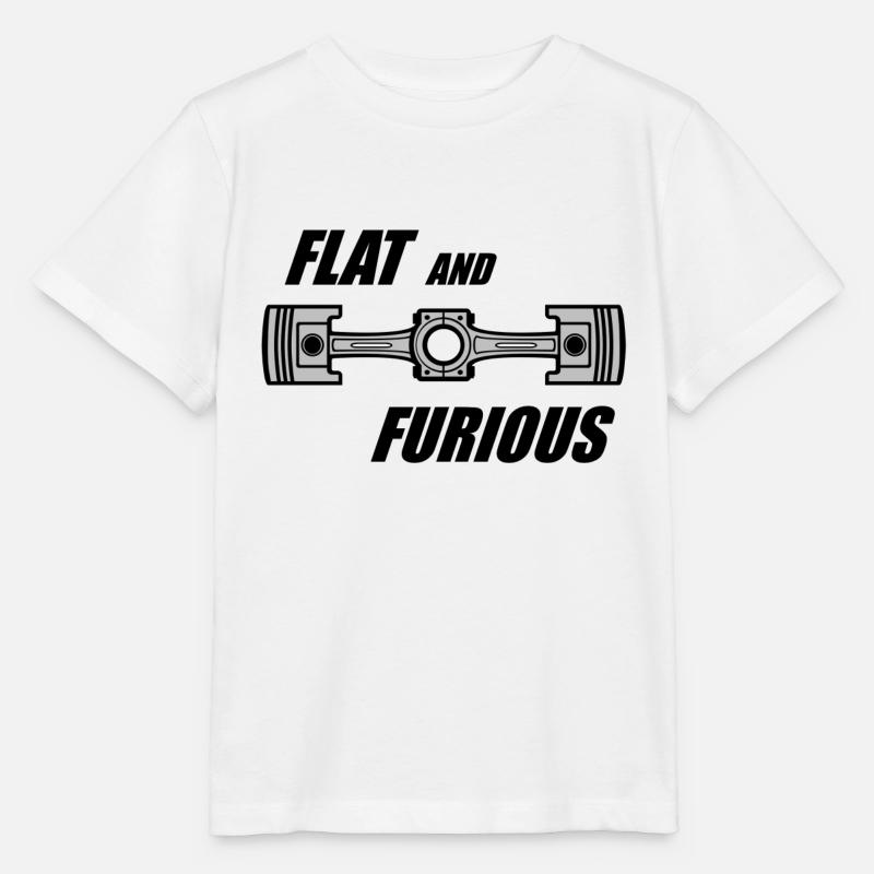 Flat and Furious - T-shirt bio MINI CREATOR Stanley/Stella Enfant - blanc