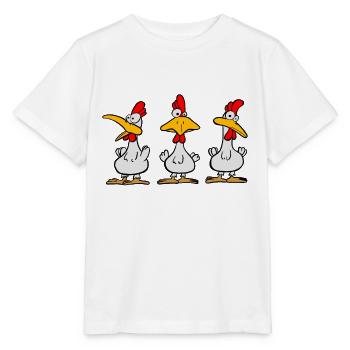 Poussin - T-shirt bio MINI CREATOR Stanley/Stella Enfant - blanc - Devant - Maike (125cm)