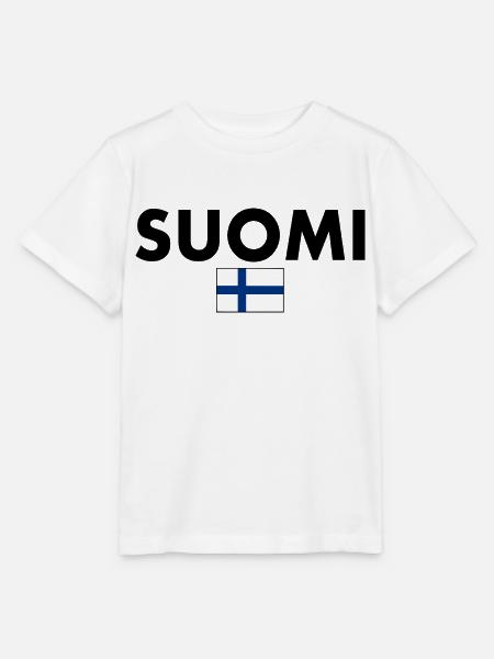 Suomi - Stanley/Stella Kinder T-Shirt MINI CREATOR  - Weiß