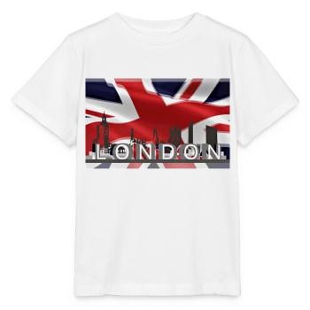 Londres - T-shirt bio MINI CREATOR Stanley/Stella Enfant - blanc - Devant - Maike (125cm)