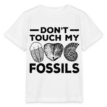 Collecting fossils - Stanley/Stella MINI CREATOR Kids’ T-Shirt - white - Front - Maike (125cm)