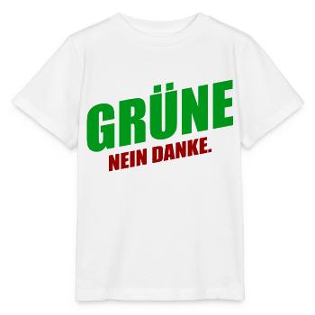 Grüne nein danke - Stanley/Stella Kinder T-Shirt MINI CREATOR  - Weiß - Vorne - Maike (125cm)