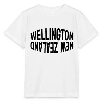 Wellington - Nouvelle-Zélande - Nouvelle-Zélande - Maori - Aotearoa - T-shirt bio MINI CREATOR Stanley/Stella Enfant - blanc - Devant - Maike (125cm)