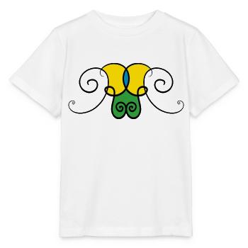 Ange de lumière - T-shirt bio MINI CREATOR Stanley/Stella Enfant - blanc - Devant - Maike (125cm)