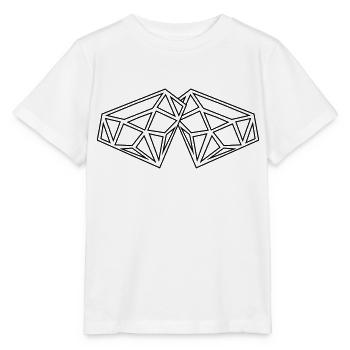 Diamants - T-shirt bio MINI CREATOR Stanley/Stella Enfant - blanc - Devant - Maike (125cm)