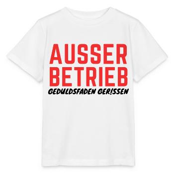 Ausser Betrieb!!! Geduldsfaden Gerissen!!! - Stanley/Stella Kinder T-Shirt MINI CREATOR  - Weiß - Vorne - Maike (125cm)