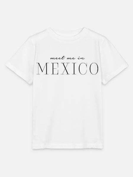 Meet me in Mexico - Mexiko - Stanley/Stella Kinder T-Shirt MINI CREATOR  - Weiß