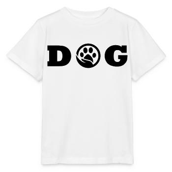 Hund Dog - Stanley/Stella Kinder T-Shirt MINI CREATOR  - Weiß - Vorne - Maike (125cm)