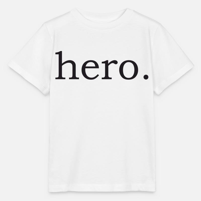 Hero Held Dad Vatertag Papa Geschenkidee - Stanley/Stella Kinder T-Shirt MINI CREATOR  - Weiß