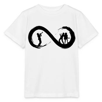 Musik bis ins Unendliche - Stanley/Stella Kinder T-Shirt MINI CREATOR  - Weiß - Vorne - Maike (125cm)