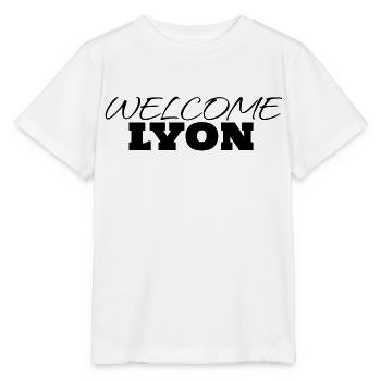 WILLKOMMEN LYON - Stanley/Stella Kinder T-Shirt MINI CREATOR  - Weiß - Vorne - Maike (125cm)