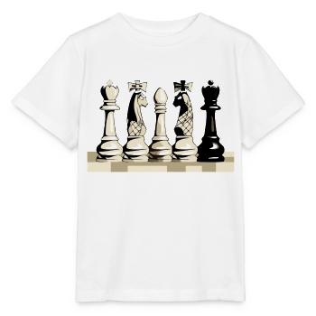 Chess pieces - Stanley/Stella MINI CREATOR Kids’ T-Shirt - white - Front - Maike (125cm)