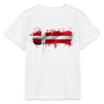 Danemark Europe Drapeau danois symboles nationaux norden - T-shirt bio MINI CREATOR Stanley/Stella Enfant - blanc - Devant - Maike (125cm)
