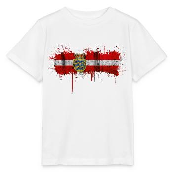 Danemark Europe Drapeau danois symboles nationaux norden - T-shirt bio MINI CREATOR Stanley/Stella Enfant - blanc - Devant - Maike (125cm)