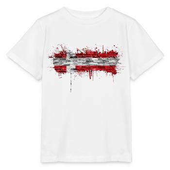 Danemark Europe Drapeau danois symboles nationaux norden - T-shirt bio MINI CREATOR Stanley/Stella Enfant - blanc - Devant - Maike (125cm)