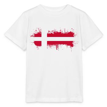 Danemark Europe Drapeau danois symboles nationaux norden - T-shirt bio MINI CREATOR Stanley/Stella Enfant - blanc - Devant - Maike (125cm)