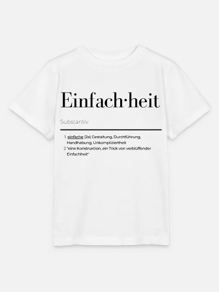 Einfachheit - Stanley/Stella Kinder T-Shirt MINI CREATOR  - Weiß