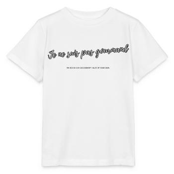 Gourmand - T-shirt bio MINI CREATOR Stanley/Stella Enfant - blanc - Devant - Maike (125cm)