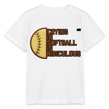 Pleurer Au Softball Est Ridicule 4 - T-shirt bio MINI CREATOR Stanley/Stella Enfant - blanc - Devant - Maike (125cm)