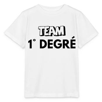 team premier degré - T-shirt bio MINI CREATOR Stanley/Stella Enfant - blanc - Devant - Maike (125cm)
