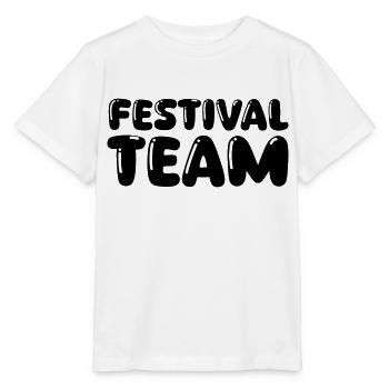 L’équipe du festival - T-shirt bio MINI CREATOR Stanley/Stella Enfant - blanc - Devant - Maike (125cm)