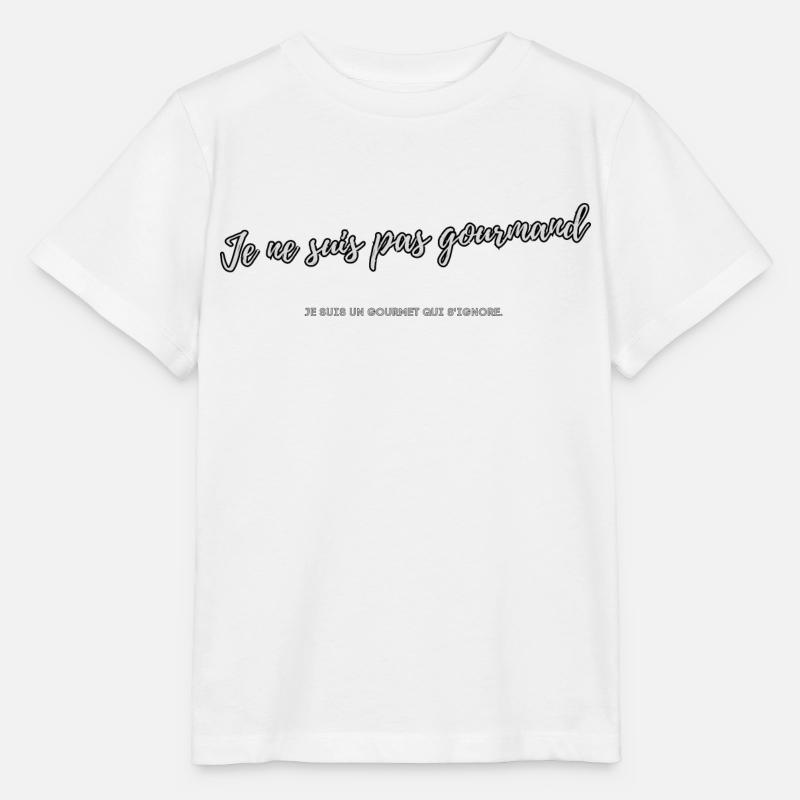Gourmand - T-shirt bio MINI CREATOR Stanley/Stella Enfant - blanc