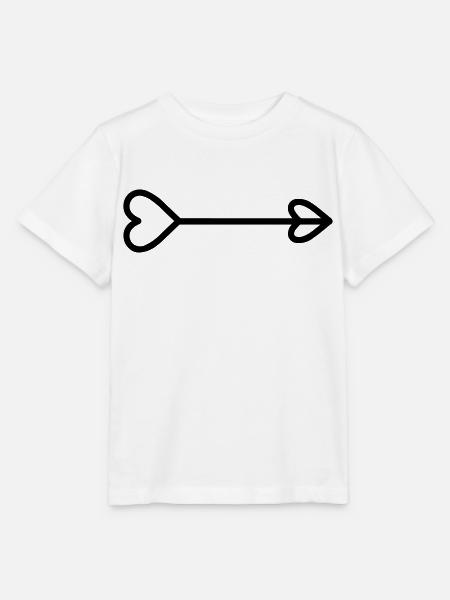 Herz-Pfeil - Stanley/Stella Kinder T-Shirt MINI CREATOR - Weiß