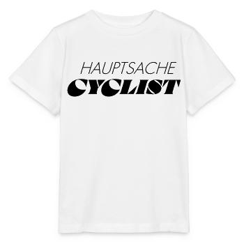 HAUPTSACHE CYCLIST - Stanley/Stella Kinder T-Shirt MINI CREATOR  - Weiß - Vorne - Maike (125cm)