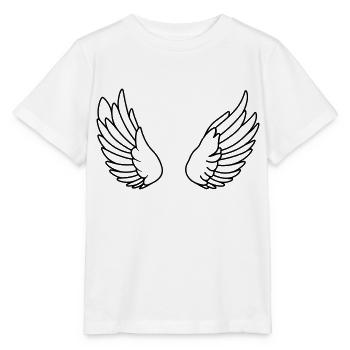 Ailes d'ange - T-shirt bio MINI CREATOR Stanley/Stella Enfant - blanc - Devant - Maike (125cm)