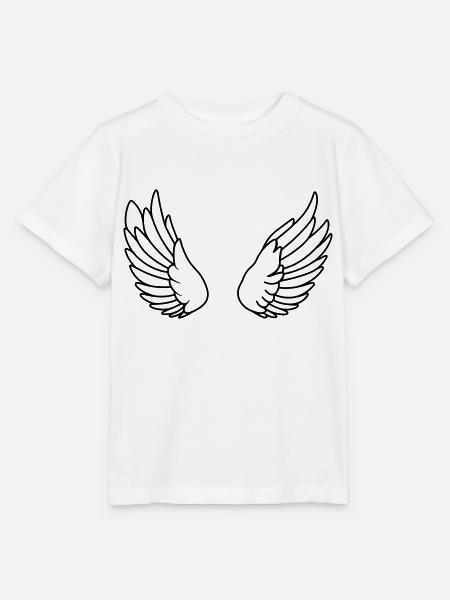 Engelsflügel - Stanley/Stella Kinder T-Shirt MINI CREATOR  - Weiß