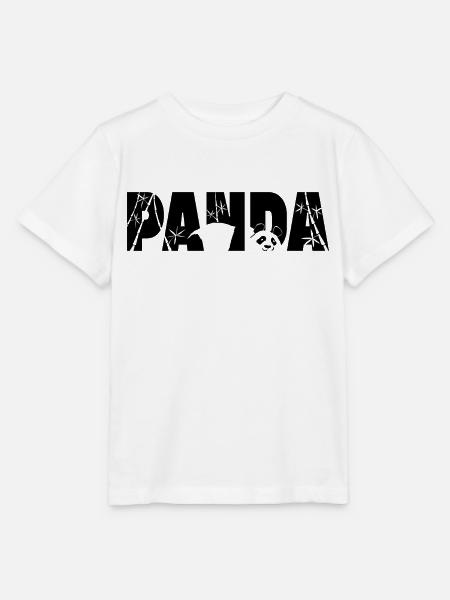 Panda-Tippfehler - Stanley/Stella Kinder T-Shirt MINI CREATOR  - Weiß