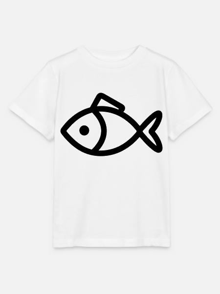 Fisch - Stanley/Stella Kinder T-Shirt MINI CREATOR  - Weiß