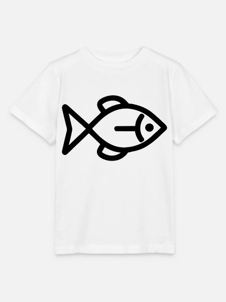 Fisch - Stanley/Stella Kinder T-Shirt MINI CREATOR  - Weiß
