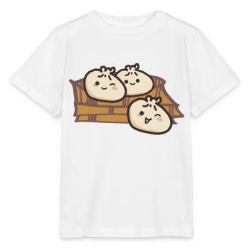 Sweet Asia Dumplings - Stanley/Stella MINI CREATOR Kids’ T-Shirt - white - Front - Maike (125cm)