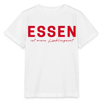 Food T-Shirt – Ruhr Area & Skyline Style - Stanley/Stella MINI CREATOR Kids’ T-Shirt - white - Front - Maike (125cm)