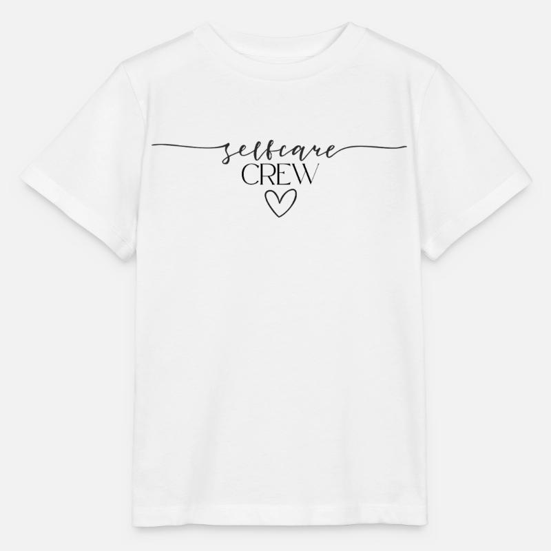 Selfcare Crew - Stanley/Stella Kinder T-Shirt MINI CREATOR  - Weiß