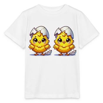 kuecken comic 2 - Stanley/Stella Kinder T-Shirt MINI CREATOR  - Weiß - Vorne - Maike (125cm)