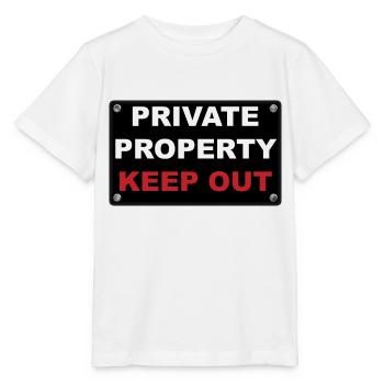 private property - Stanley/Stella Kinder T-Shirt MINI CREATOR  - Weiß - Vorne - Maike (125cm)